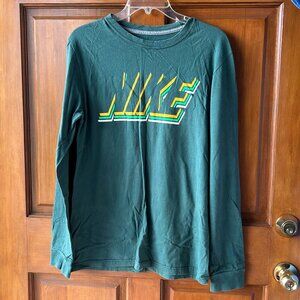 Green Nike long-sleeve
